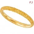 14K Yellow SIZE 4.5 Yellow Sapphire Eternity Band