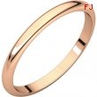 14kt Rose 02.00 mm Half Round Band