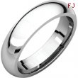 14kt Rose 05.00 mm Comfort Fit Band