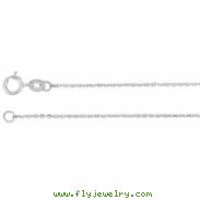 14kt Rose BULK Polished DIAMOND CUT CABLE CHAIN