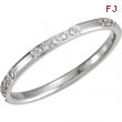 14kt White 06.00 1/6CTW DIAMOND ETERNITY BAND