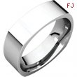 14kt White 06.00 mm Square Comfort Fit Band