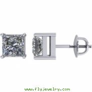 14kt White 3/4 CTW Pair 3/4CTW Diamond Earrings