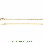 14kt White BULK BY INCH Polished LASERED TITAN GOLD ROPE CHAIN