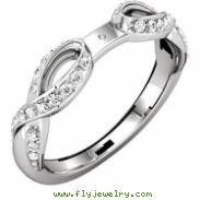 14kt White ENGAGEMENT BASE Semi-Mount NONE Round VARIOUS NONE Polished 1/4CTW SEMI-MOUNT DIA ENG BAS