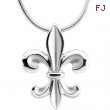 14kt White PENDANT Polished METAL FASHION PENDANT