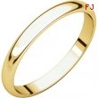 14kt Yellow 02.50 mm Light Half Round Band