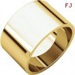 14kt Yellow 12.00 mm Flat Band