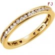 14kt Yellow 3/8 CT TW Polished DIAMOND RING