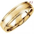 14kt Yellow Band 10.00 06.00 MM Complete No Setting Polished FANCY CARVED BAND