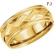 14kt Yellow Band 11.00 NONE Complete No Setting Polished DUO BAND