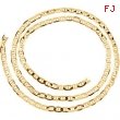 14kt Yellow BULK BY INCH Polished SOLID ANCHOR CHAIN