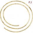 14kt Yellow BULK BY INCH Polished SOLID BOX CHAIN