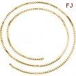 14kt Yellow BULK BY INCH Polished SOLID BOX CHAIN