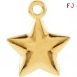 14kt Yellow Charm Mounting 11.50X09.75 mm Polished Posh Mommy Star Charm