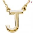 14kt Yellow J 16