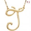 14kt Yellow J 16