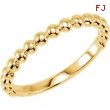 14kt Yellow Stackable Ring