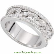 14KW 1/2 CT TW P ANNIVERSARY BAND