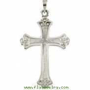 14KW 46.00X31.00 MM P CROSS PENDANT