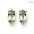 14kw 6x3mm Marquise Green Amethyst Earring