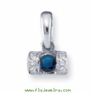 14KW Family Jewelry Diamond Semi-Set Pendant