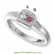 14KW Family Jewelry Diamond Semi-Set Ring