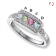 14KW Family Jewelry Diamond Semi-Set Ring