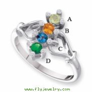 14KW Family Jewelry Diamond Semi-Set Ring