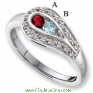 14KW Family Jewelry Diamond Semi-Set Ring