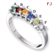 14KW Family Jewelry Diamond Semi-Set Ring