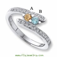 14KW Family Jewelry Diamond Semi-Set Ring