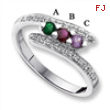 14KW Family Jewelry Diamond Semi-Set Ring