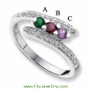 14KW Family Jewelry Diamond Semi-Set Ring