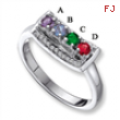 14KW Family Jewelry Diamond Semi-Set Ring