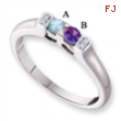 14KW Family Jewelry Diamond Semi-Set Ring