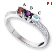 14KW Family Jewelry Diamond Semi-Set Ring