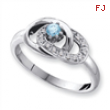 14KW Family Jewelry Diamond Semi-Set Ring