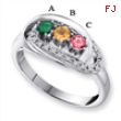 14KW Family Jewelry Diamond Semi-Set Ring