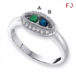 14KW Family Jewelry Diamond Semi-Set Ring