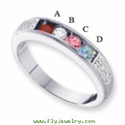 14KW Family Jewelry Diamond Semi-Set Ring