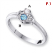 14KW Family Jewelry Diamond Semi-Set Ring