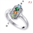 14KW Family Jewelry Diamond Semi-Set Ring