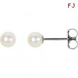 14KW PAIR 04.00 MM P AKOYA CULTURED PEARL EARRINGS