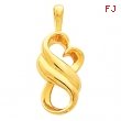 14KW PENDANT P METAL FASHION PENDANT