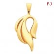 14KW PENDANT P METAL FASHION PENDANT