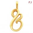 14KW PENDANT P METAL FASHION PENDANT