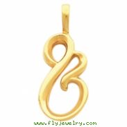 14KW PENDANT P METAL FASHION PENDANT