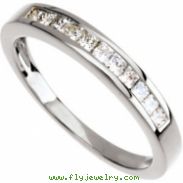 14KW SIZE 07.50/ 1/3 CT TW P DIAMOND ANNIVERSARY BAND