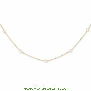 14KY  Cultured Pearl Necklace chain